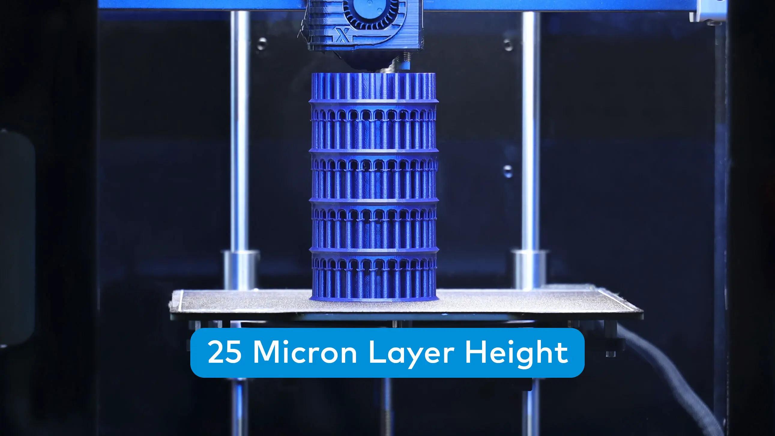 Zaxe X3 25 Micron Layer Height